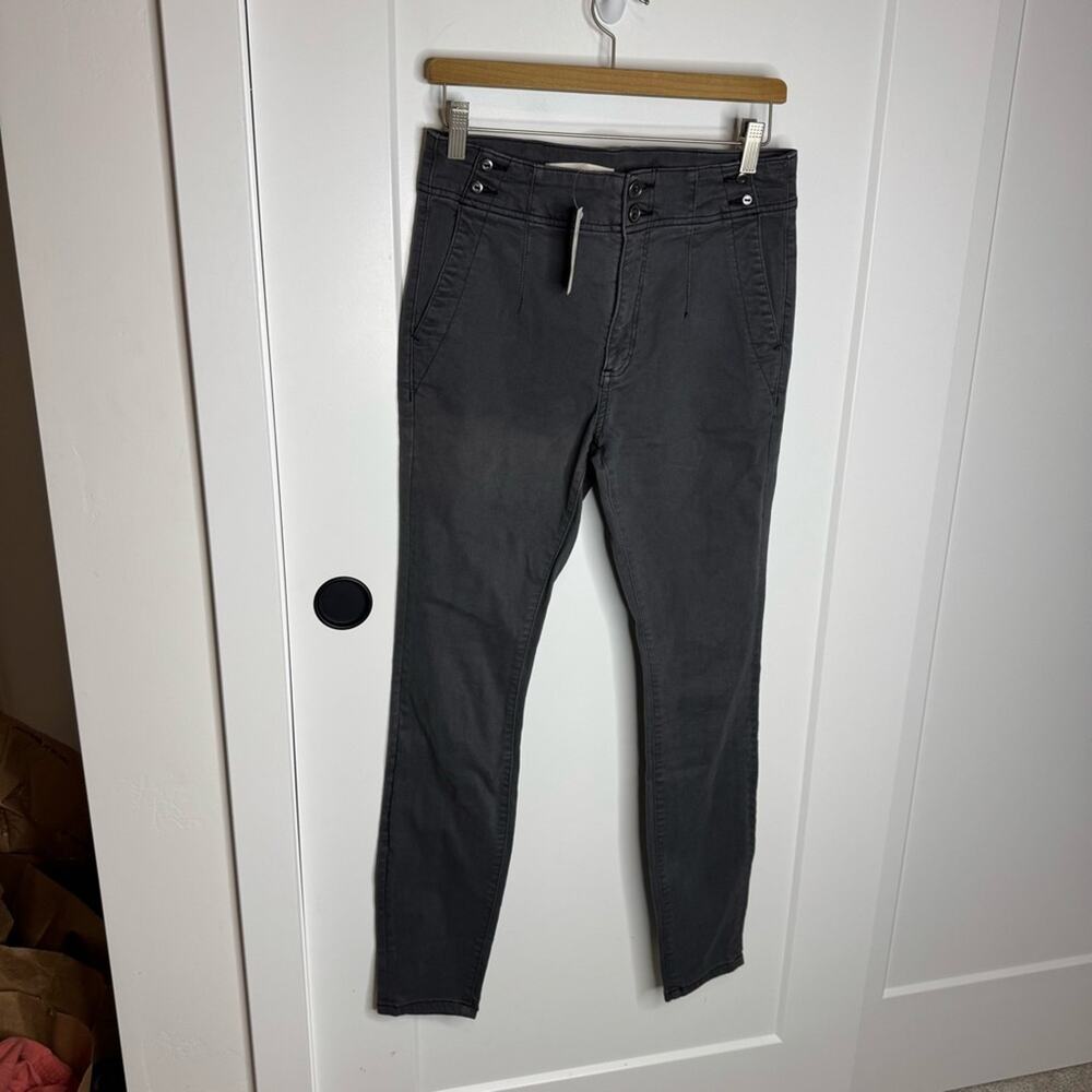 NWT Anthropologie Pilcro Sailor Black Skinny Jeans Size 28 Tall